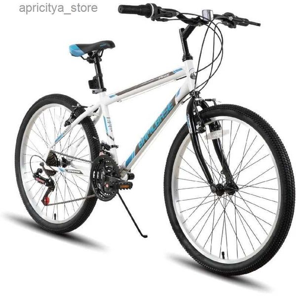 Bicicletas Hiland 26 pulgadas Bike de montaña para hombres Mujeres 21 velocidades de acero de acero de alta carbonera Sport Ciclismo MTB Bicyc para adultos L48