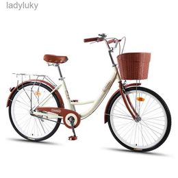 Bikes Holland Classic Bicycle Single Speed Lady Bike Bicicletas De China Cycling Ladies Cycle City Bike 28 pouces Unisexe WomenL240105