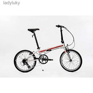 Bikes Liberte Bicicleta plegable de aleación de aluminio liviana de 23 lb, 20 pulgadas, 8 velocidades, con ruedas de liberación rápidaL240105