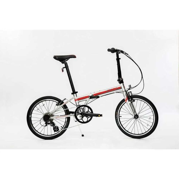 Bikes Liberte 23 lb aleación de aluminio liviano Bicicleta plegable de 8 velocidades con ruedas de liberación rápida Y240423