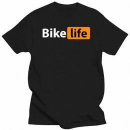 Bikes Life Hub Logo T-shirt Hommes Femmes Fi Marque Plus Taille O-cou Cott Personnalisé À Manches Courtes Hommes T-shirt c6k8 #