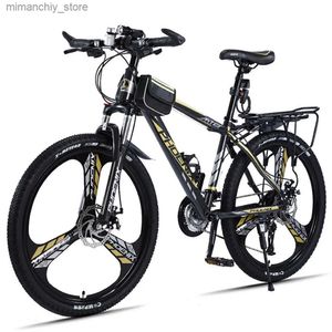 Vélos Mountain Country vélo 24/26 pouces anti-dérapant pneu Cross vélo Absorption des chocs adultes hommes et femmes Q231030