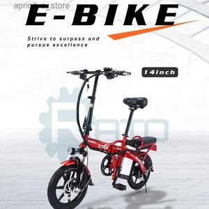 Bicicletas Nuevo Bike E-Bike de 14 pulgadas 48 V Batería de litio de dos personas en bicicleta de ciclismo.
