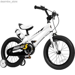 Bikes New Dual Handbrakes Kids Bike 14 pouces Toddrs Arning Bicyc avec roues d'entraînement pour garçons Girls débutants Age 3-5 ans L48