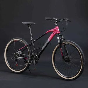Bikes Outland 26/27,5/29 pouces VTT vélo adulte vitesse Variable Absorption des chocs hommes et femmes vélo en acier au carbone