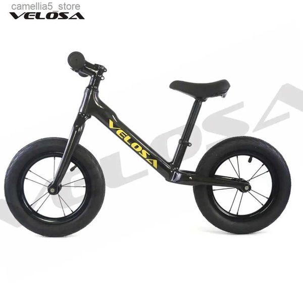 Bicicletas Ride-Ons Cuadro de carbono de 12 pulgadas Bicicleta de carbono para niños Bicicleta de equilibrio para niños de 2 a 4 años Bicicleta de 12 pulgadas súper ligera de carbono completo Q231018