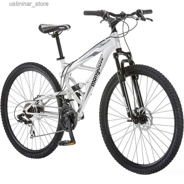 Bicicletas Ride-ons 21- Speed trasero trasero para adultos para hombres y mujeres Road Bike marco de aluminio de aluminio de montaña completa bicicleta de montaña Freight L47 gratis