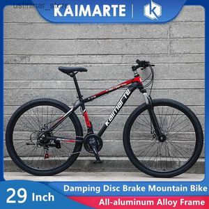 Bikes Ride-Ones 29 pouces en aluminium ALLIAGE ABSORPTION DE CHOCK MOUTAIN ABSORPTION DIVRE DISC DISC ADULLAGE BICYCLE BICYCLE JEUNE MALON ET FEMME BIK L47