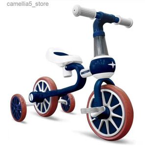 Bikes Ride-Ons Bébé multifonction Balance vélo enfants poussette pédale véhicule à quatre roues marcheur deux roues Balance Scooter cadeau pour 1-6 ans Q231017