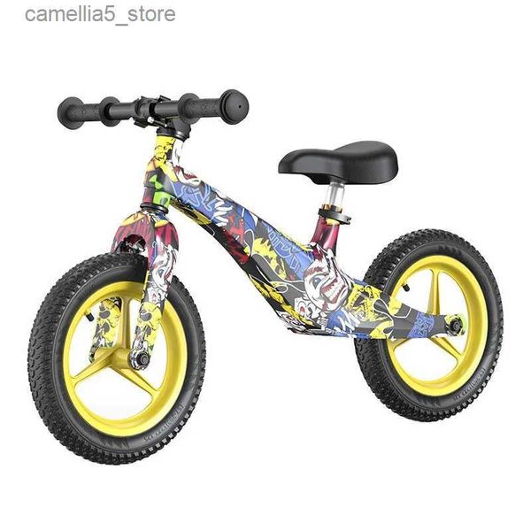 Vélos Ride-Ons Vélo d'équilibre pour enfants sans pédales Poussette bébé à 2 roues Apprentissage pour enfants Vélo pour tout-petits Q231018