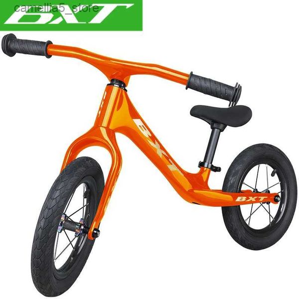 Bikes Ride-Ons BXT 12 pouces cadre en fibre de carbone enfants vélo carbone enfants balance vélo pour 2 ~ 6 ans enfant carbone vélo complet pour enfants Q231017