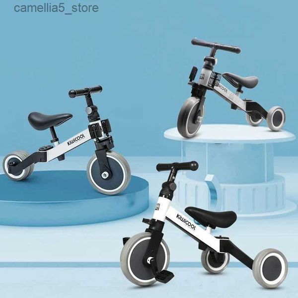 Bikes Ride-Ons Déformé multi-fonction enfants vélo Tricycle enfant en bas âge marche sur jouets voitures pour enfants Trikes enfants Scooter Balance Bike Q231018