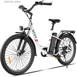 Bikes Ride-ons vélo électrique 26 vélo électrique pour adultes 500W Ebike avec batterie amovible 48 V 20 mph 50 milles City Electric Bicycle L47