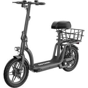 Bikes Ride-ons Scooter à vélo électrique avec siège pour le navette adulte 19 miles Pamme 15,5 mph