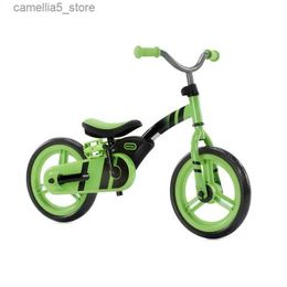 Bikes Ride-Ons Prima bici da allenamento con bilanciamento a pedale per bambini in età verde da 2 a 5 anni, 12 pollici Q231018
