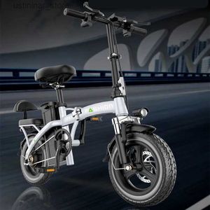 Bikes Ride-ons Pliant Bicycle électrique avec batterie de lithium 40 W 40 W 42V 30AH 400W ATV Cruiser Bicycle électrique 120 km L47