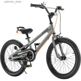 Bikes Ride-ons Freestyle Kids Bike 14 pouces roue pour garçons Girls Cycle Débutants âgés de 4 à 12 ans avec un fret de vélo facile à apprendre L47