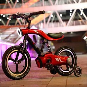 Fietsen Ride-Ons Geïntegreerd wiel Geschilderde bicyc voor kinderen Koolstofstaal Aluminiumlegering Muziek en verlichting van 3-6 jaar 12 inch DropShipping L240319