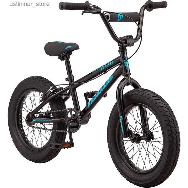 Bikes Ride-ons Kids Fat Tire Mountain Vélo de 16 pouces roues Fat Knobby Pneus à haut niveau en acier haut de gamme VTT VTT VTT VTT L47