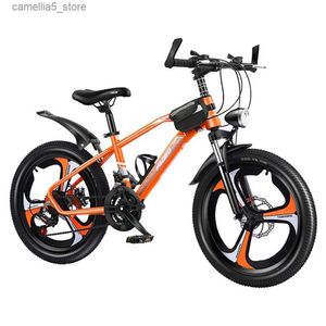 Vélos Ride-Ons VTT enfants vélo 18/20/22 pouces 24 vitesses roue à trois lames Double frein à disque pneu épaissi Q231017