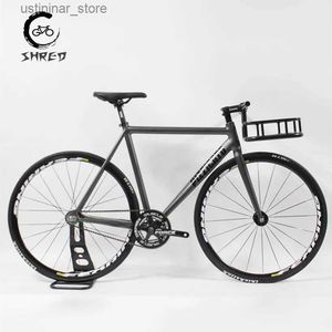 Fietsen ride-ons pizz- vaste versnellingsfiets 700c Track single speed racing fiets met vlakke spaken wiel aluminium fixie frame 52,5 cm 55 cm l47