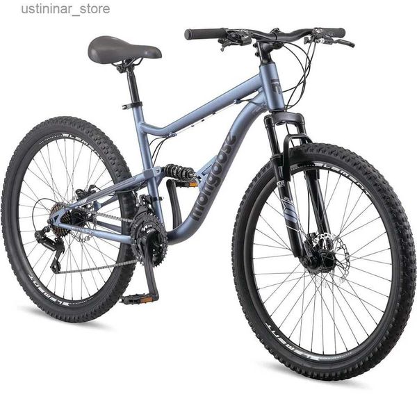 Bikes Ride-ons Status Youth and Adult Mountain Bike 24-27,5 pouces roues 21 vitesses Shifters Shifters Frame en aluminium Double suspensioncycling L47