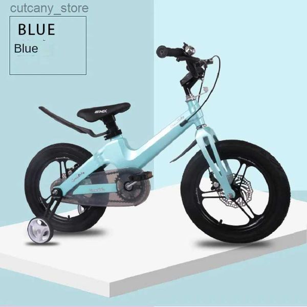 WolFAce Bicyc pour enfants 12/14/16 pouces Double frein à disque vert vélo pour enfants cadre en alliage de magnésium pédales antidérapantes 2022 nouveau L240319