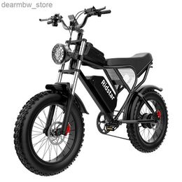 Bikes Ridstar Q20 / Q20PRO ECLOCK BIKE 2000W MOTEUR POUVOIR 52V40AH Brake d'huile 20 * 4,0 pouces gras pneu ebike Mountain Snow Ectric Bicyc L48