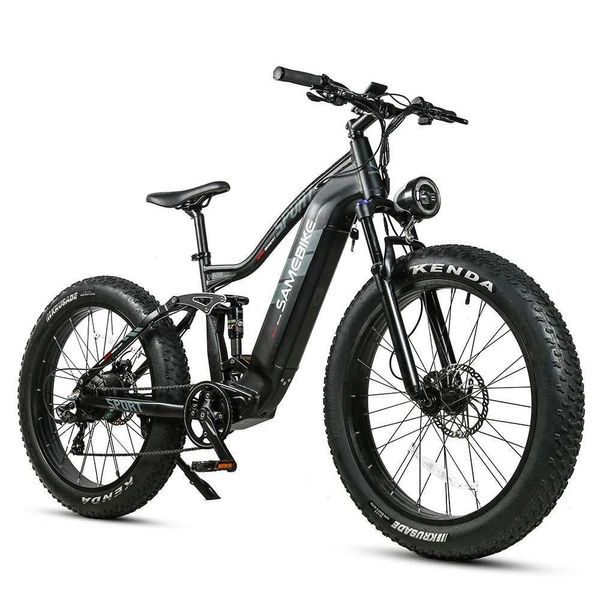 Bikes Samebike RS-A08 Bike 48V17AH Lithium Batterie 750W MOTEUR 26 Fat Tire Oil Brake Road pour adultes Y240423