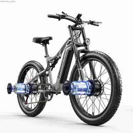 Bikes Shengmilo S600 Adulte 2000W Ectric Bicyc avec deux moteurs 48V17,5AH 840Wh