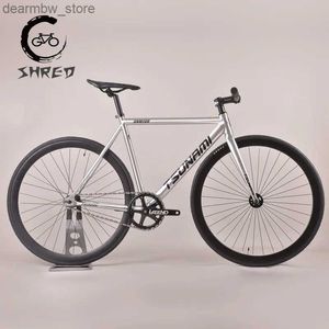 Fietsen Tsunami SNM100 Fixed Gear Bike 700c Aluminium frame Sing Speed Fixie Volledige fietsweg BICYCS Industrial lagerwiel V Remmen L48