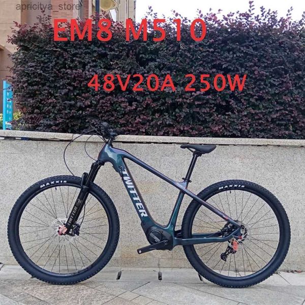 Bicicletas Twitter 8 NX-11s Bafang Motor montado en medio M600-48V15A-500W E Bicycs de bicicleta Ectric Kit de bicicleta con batería ECTRIC L48