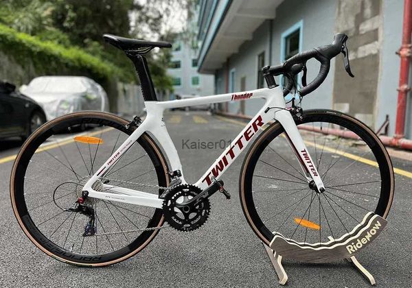 Bicicletas TWITTER bicicleta Venta caliente de fábrica Thunder-C Brake RS-22S T800 Breaking Wind Racing Enrutamiento de cable interior de bicicleta de carretera de fibra de carbono