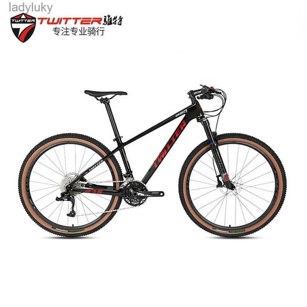 Vélos TWITTER LEOPARDpro vtt 30 vitesses vélos de montagne en Fiber de carbone 29 27.5 pouces vélo de fond Bicicleta 12.5kg charge 200kgL240105