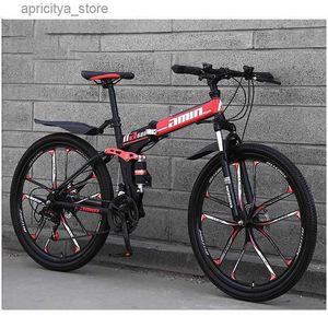 Bikes Variab Speed Mountain Vélo pour adulte pliant hors route Scooter Scooter Absorbant Disc frein 2024 Dropshipping Cycling City L48