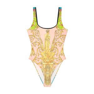 Bikini Designer Maillot de bain Nouvelle tendance Maillot de bain une pièce Motif rétro Lumière Luxe Court Style Haute Mode Bord de mer Vacances Sports Loisirs Natation Sling