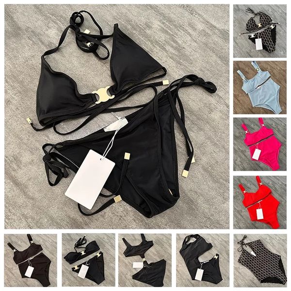 Bikini Designer Sweetwear Ladies Sweins Sweins CEL Designers Two Piece Bathing Sets Girls Beach Clothing Summer Brand Swim Suite