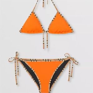 Bikini créateur de mode maillot de bain dames été maillot de bain ensemble triangle sangle sexy plage mode fête haute qualité dos nu femme maillot de bain bikini