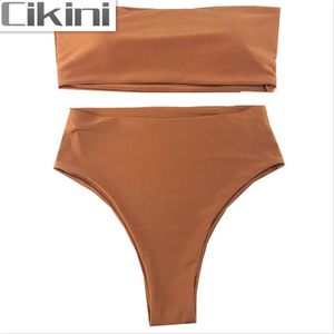 Bikini set zomer zwemkleding biquini sexy strand dames zwempak badpak push omhoog Braziliaanse Maillot de Bain 240426