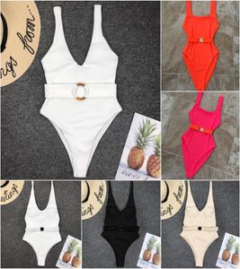 Bikini Badpak Vrouwen Eendelig Badpak Riem Sexy Badpak Wit Badpak Vrouwen 2019 Badpak Vrouwen Badmode4215485