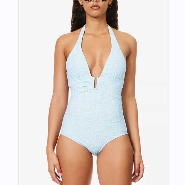 Fabricante de traje de baño Bikini para mujer, ropa de playa ajustada de poliamida reciclada elástica personalizada, traje de baño Sexy, 1 pieza