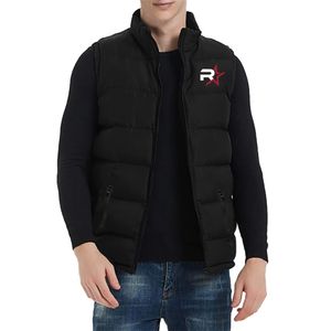 Bikinis Secret Hommes En Plein Air Chaud Vers Le Bas Gilet Automne Hiver Col Montant Gilet Casual Sans Manches Mode Imprimé Veste Vêtements 220114