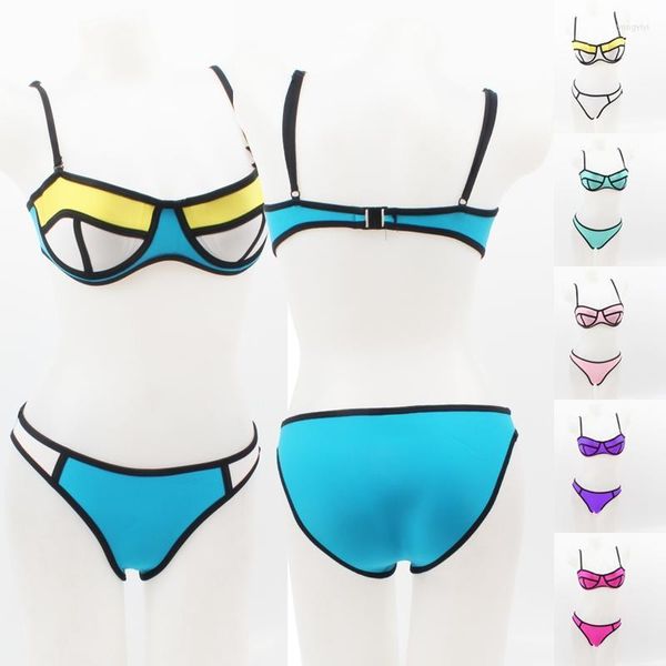 Conjunto de Bikinis de neopreno para mujer