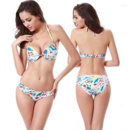 Bikinis Set Classique Floral Underwire Coupe Dos Fermé Maillots De Bain 2022 Très Jeunes Filles Maillots De Bain Femme