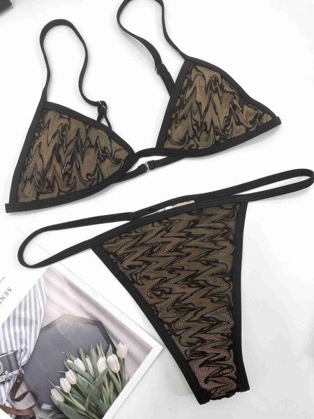 Conjunto de bikinis Estilos de cadena caliente Traje de baño de moda Conjunto de bikini para mujer Chica Traje de baño con almohadilla Vendaje de dos piezas Traje de baño sexy T230228