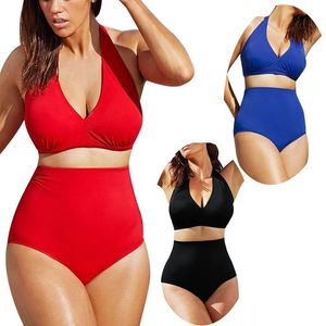 Bikinis Set Femmes plus grande taille Split Bikini Swimsuit Femme Plavky Maillot de Bain Bather Suit Monokini Plavky 240527