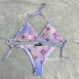 Bikini's Vrouw Tweedelige Bikini Met Briefzwempakken Kristal Zomer Badmode Strand Luxe Badpakken Driepuntszwempak