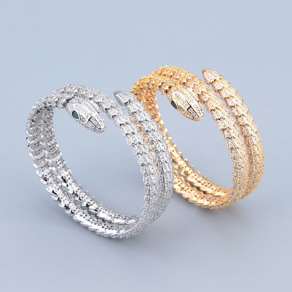bicouche diamant serpent bracelets bracelets pour femmes or hommes charme infini tennis bracelet bijoux de créateurs de luxe mode fête cadeaux de mariage vente d'anniversaire