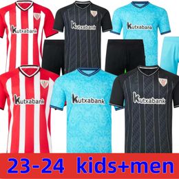 Bilbao 2023 Club Soccer Jerseys BERENGUER HERRERA UNAI SIMON Chemise de football 23 24 MUNIAIN Athletic RAUL GARCIA VILLALIBRE WILLIAMS Football Hommes et enfants Chemise