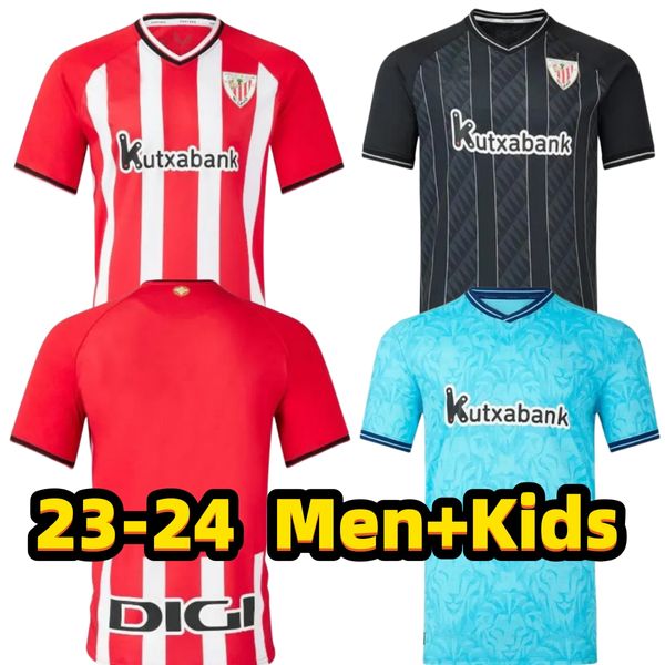 Bilbao Club 23 24 Camisetas de fútbol Athletic ADURIZ VENCEDOR WILLIAMS MUNIAIN I.MARTINEZ BERENGUER O.SANCET SIMON portero 2023 2024 Camisetas de fútbol